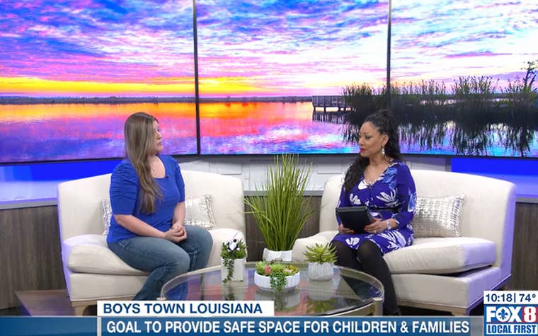 Amanda Martinez at the Fox 8 news station