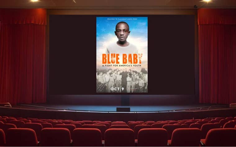 Movie theater featuring Blue Baby