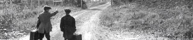 2 boys arriving to Overlook Farm in early 1920's