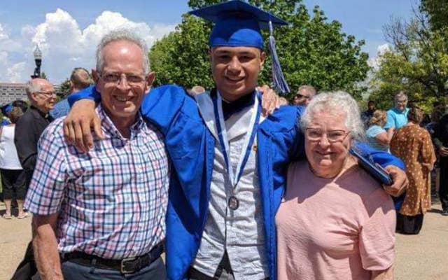 Photo of Tyler at Graduation